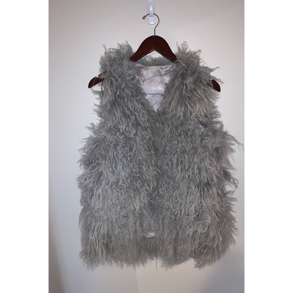 Jackets & Blazers - Real Lamb Fur Vest new without tags